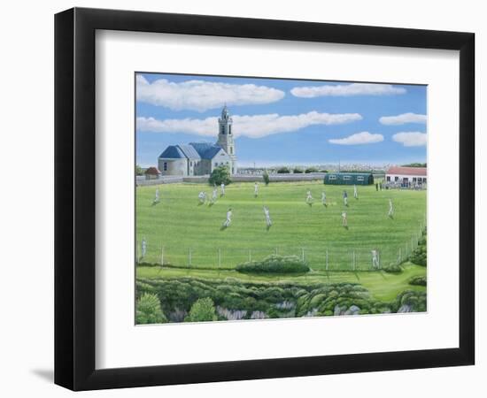 Cricket Match on Portland-Liz Wright-Framed Giclee Print