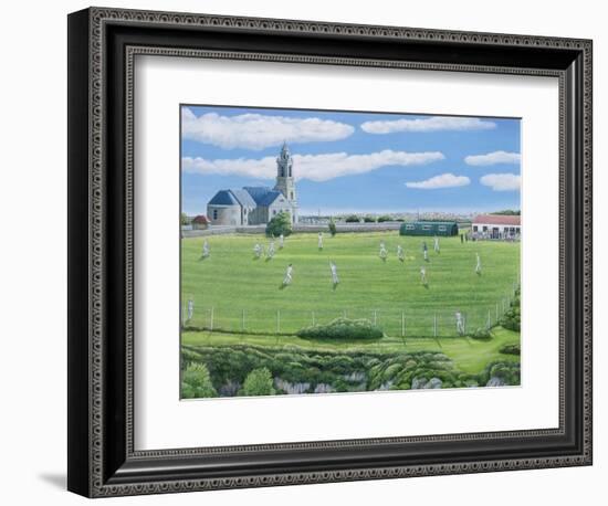 Cricket Match on Portland-Liz Wright-Framed Giclee Print