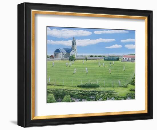 Cricket Match on Portland-Liz Wright-Framed Giclee Print