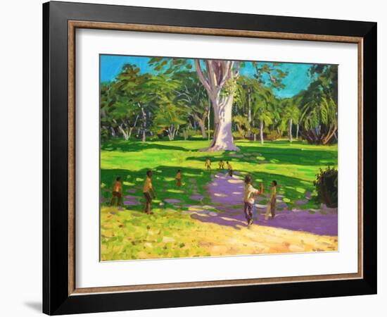 Cricket Match, St George, Granada, 2011-Andrew Macara-Framed Giclee Print