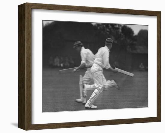 Cricket Match-Frank Scherschel-Framed Photographic Print