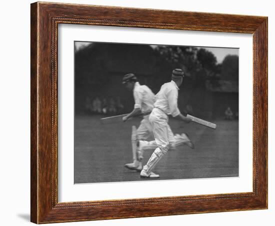 Cricket Match-Frank Scherschel-Framed Photographic Print