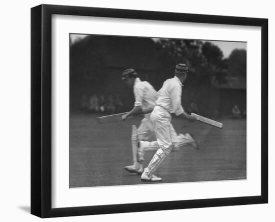 Cricket Match-Frank Scherschel-Framed Photographic Print