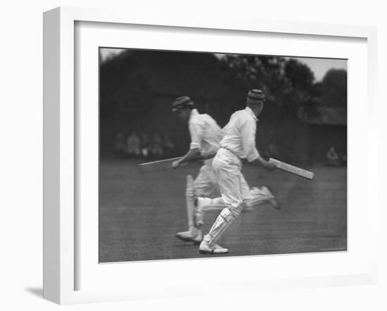 Cricket Match-Frank Scherschel-Framed Photographic Print