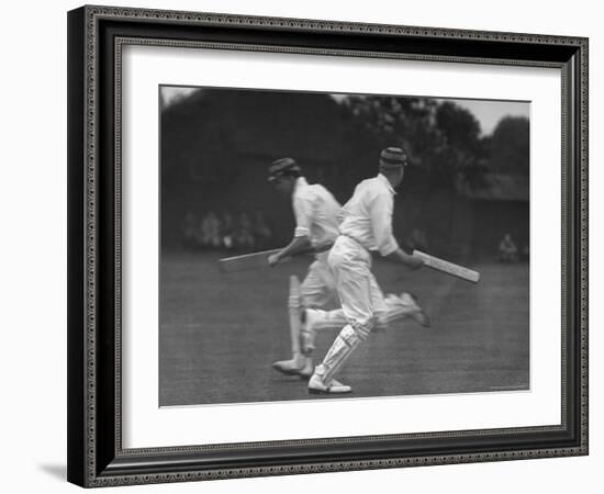 Cricket Match-Frank Scherschel-Framed Photographic Print