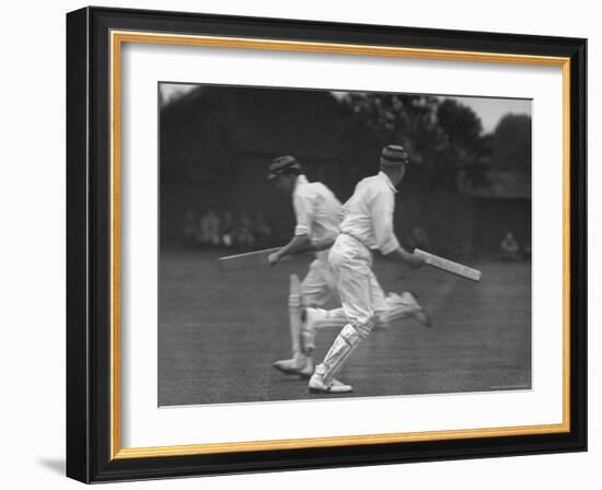 Cricket Match-Frank Scherschel-Framed Photographic Print