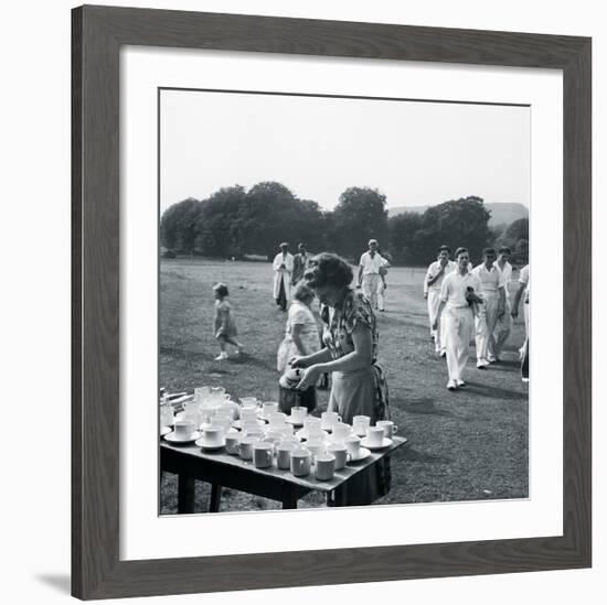 Cricket Near Lewes Sussex-John Gay-Framed Giclee Print