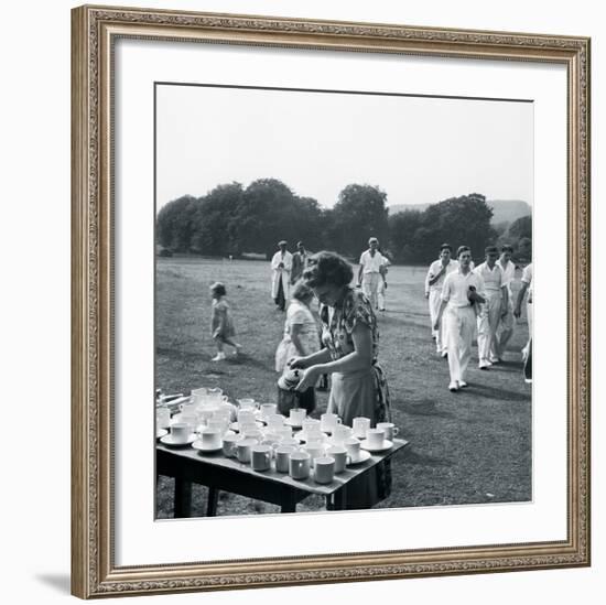 Cricket Near Lewes Sussex-John Gay-Framed Giclee Print