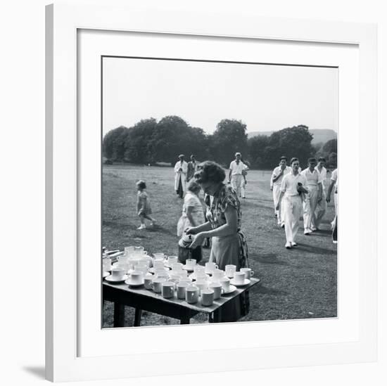 Cricket Near Lewes Sussex-John Gay-Framed Giclee Print