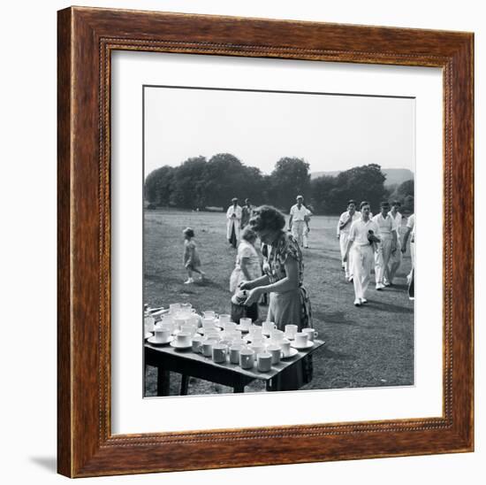 Cricket Near Lewes Sussex-John Gay-Framed Giclee Print