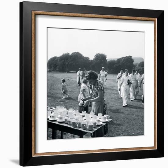Cricket Near Lewes Sussex-John Gay-Framed Giclee Print