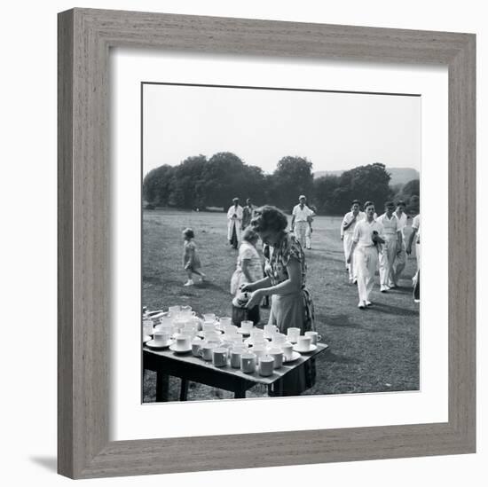 Cricket Near Lewes Sussex-John Gay-Framed Giclee Print
