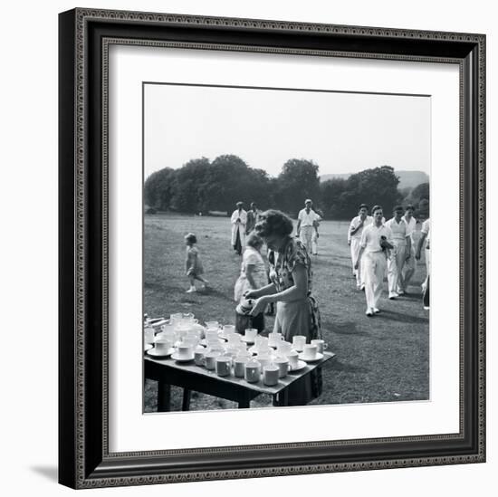 Cricket Near Lewes Sussex-John Gay-Framed Giclee Print