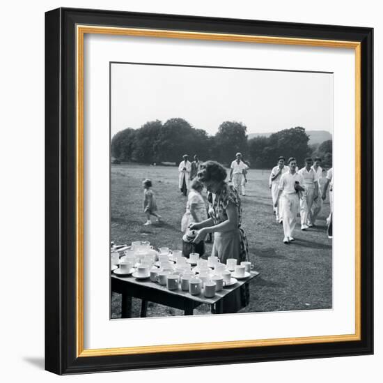 Cricket Near Lewes Sussex-John Gay-Framed Giclee Print