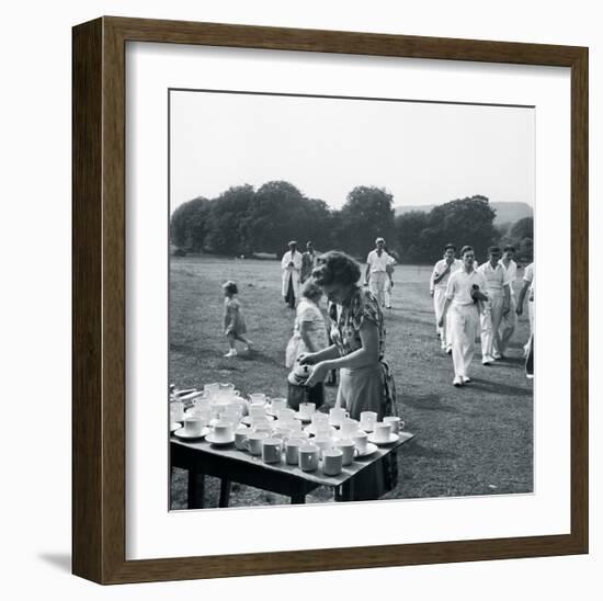 Cricket Near Lewes Sussex-John Gay-Framed Giclee Print