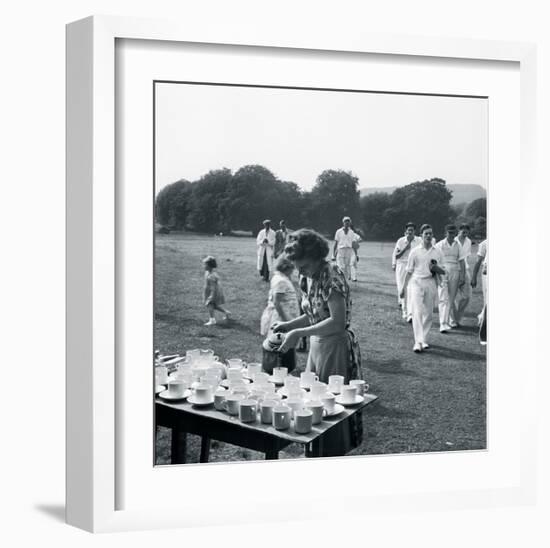 Cricket Near Lewes Sussex-John Gay-Framed Giclee Print