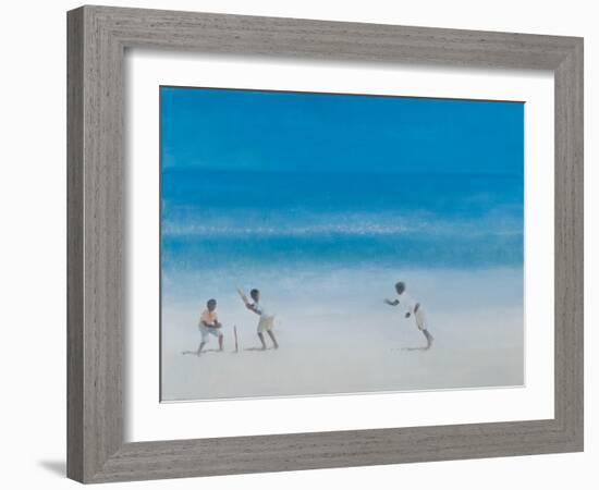 Cricket on the Beach, 2012-Lincoln Seligman-Framed Giclee Print