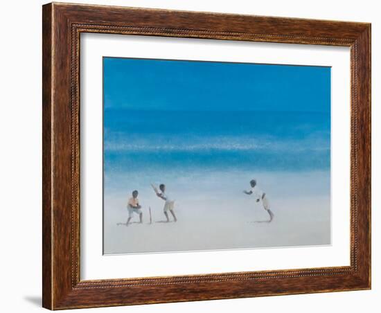 Cricket on the Beach, 2012-Lincoln Seligman-Framed Giclee Print