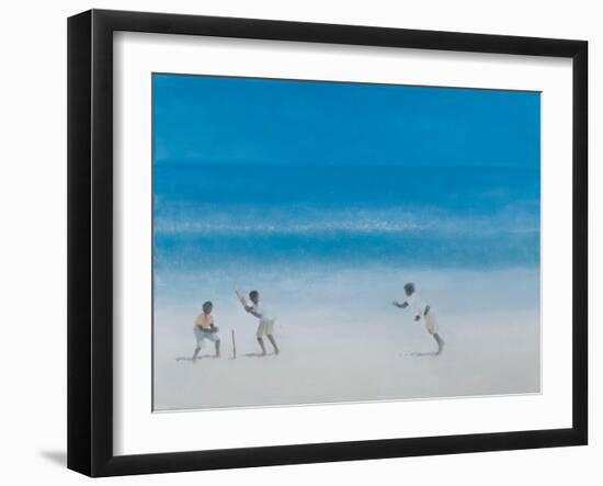 Cricket on the Beach, 2012-Lincoln Seligman-Framed Giclee Print