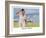 Cricket Player Raises His Cap as He Retires from the Pitch-Septimus Scott-Framed Art Print