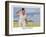 Cricket Player Raises His Cap as He Retires from the Pitch-Septimus Scott-Framed Art Print