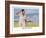 Cricket Player Raises His Cap as He Retires from the Pitch-Septimus Scott-Framed Art Print