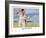 Cricket Player Raises His Cap as He Retires from the Pitch-Septimus Scott-Framed Art Print