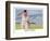 Cricket Player Raises His Cap as He Retires from the Pitch-Septimus Scott-Framed Art Print