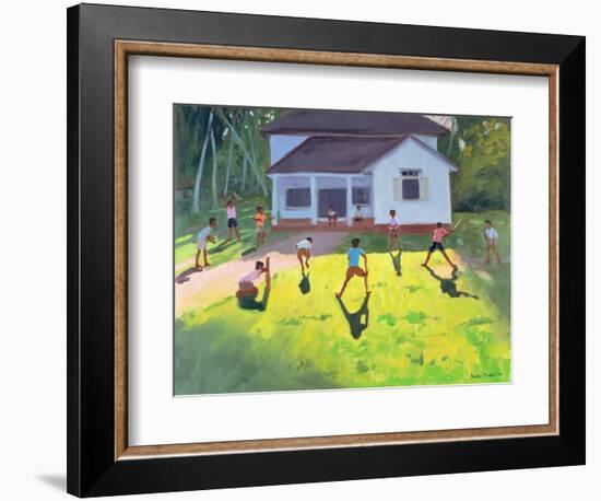 Cricket, Sri Lanka, 1998-Andrew Macara-Framed Giclee Print