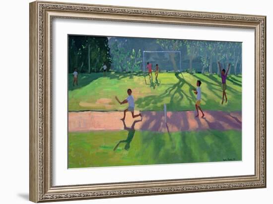 Cricket, Sri Lanka, 1998-Andrew Macara-Framed Giclee Print