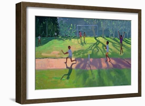 Cricket, Sri Lanka, 1998-Andrew Macara-Framed Giclee Print