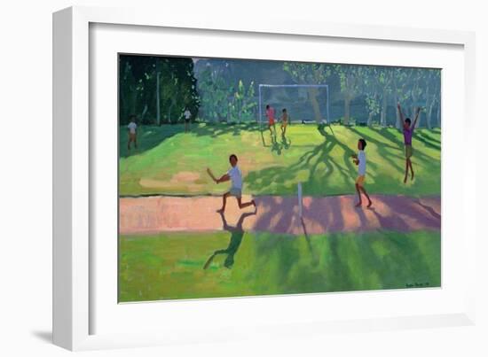 Cricket, Sri Lanka, 1998-Andrew Macara-Framed Giclee Print