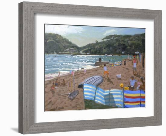 Cricket, Teignmouth-Andrew Macara-Framed Giclee Print