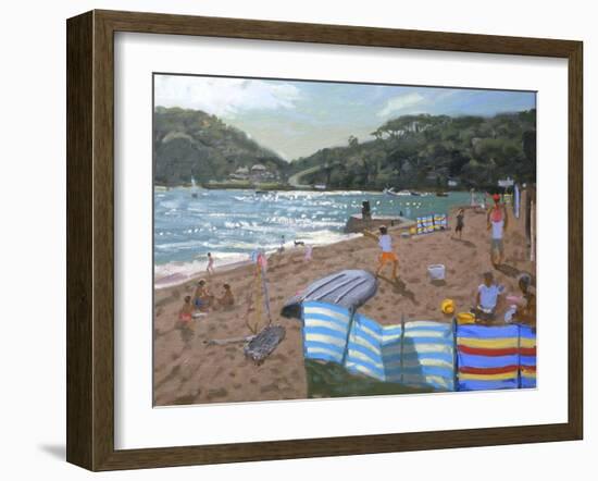 Cricket, Teignmouth-Andrew Macara-Framed Giclee Print