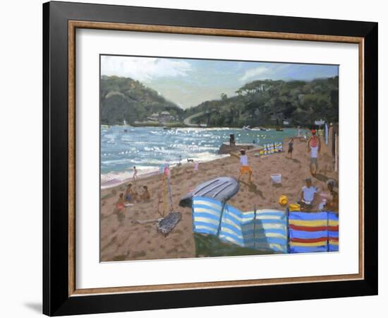 Cricket, Teignmouth-Andrew Macara-Framed Giclee Print