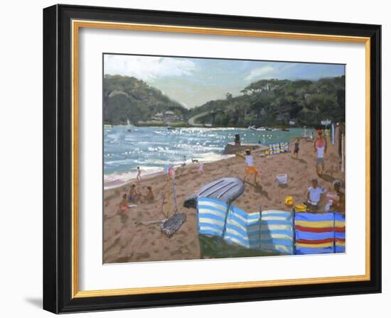 Cricket, Teignmouth-Andrew Macara-Framed Giclee Print