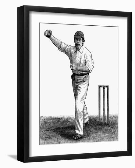 Cricket the Leg-Break Bowling Technique-null-Framed Art Print