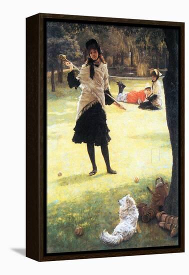 Cricket-James Tissot-Framed Stretched Canvas