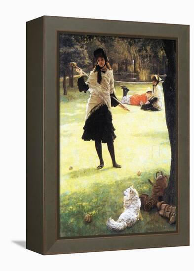 Cricket-James Tissot-Framed Stretched Canvas