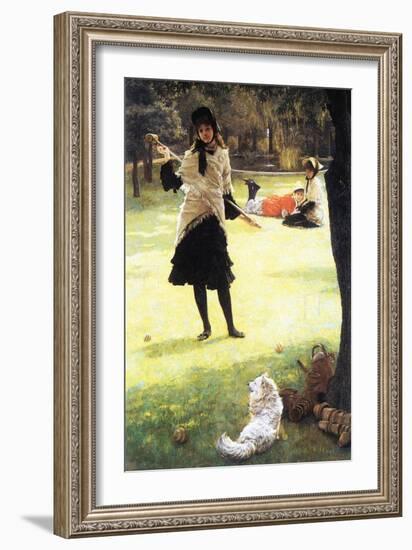 Cricket-James Tissot-Framed Art Print