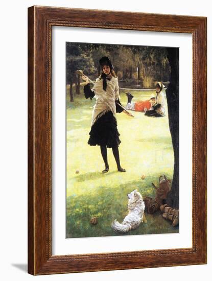 Cricket-James Tissot-Framed Art Print