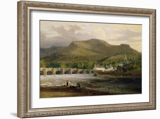 Crickhowell, Breconshire, c.1800-English-Framed Giclee Print