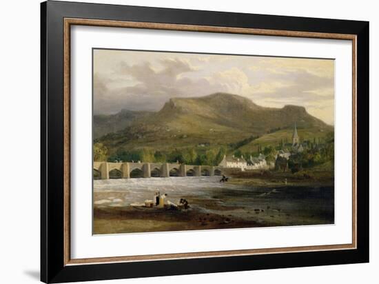 Crickhowell, Breconshire, c.1800-English-Framed Giclee Print