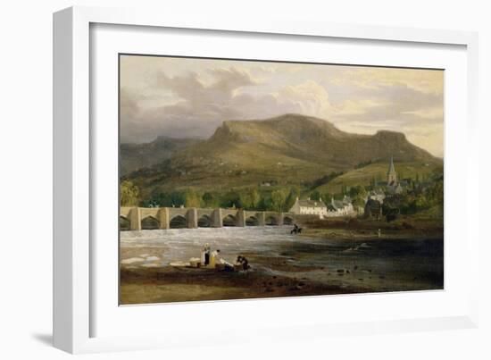 Crickhowell, Breconshire, c.1800-English-Framed Giclee Print