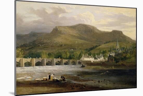 Crickhowell, Breconshire, c.1800-English-Mounted Giclee Print