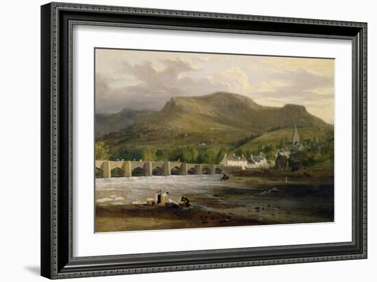 Crickhowell, Breconshire, c.1800-English-Framed Giclee Print