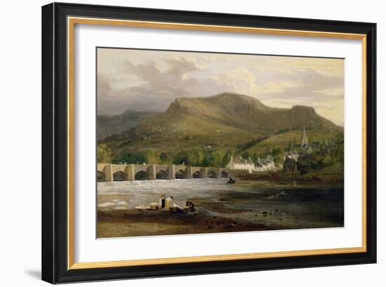 Crickhowell, Breconshire, c.1800-English-Framed Giclee Print