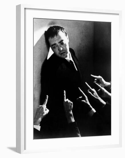 Crime and Punishment, Peter Lorre, 1935-null-Framed Photo