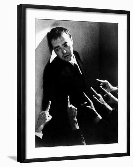 Crime and Punishment, Peter Lorre, 1935-null-Framed Photo