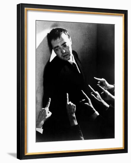 Crime and Punishment, Peter Lorre, 1935-null-Framed Photo